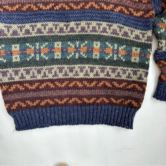 Vintage Cambridge Classics Men’s Large Knit Oversized Wool Sweater XL - Picture 12 of 16